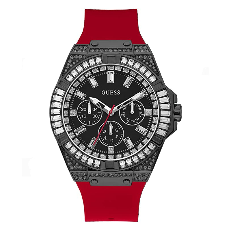 Guess Mainline Red & Black Multifunction Men's Watch| GW0208G6