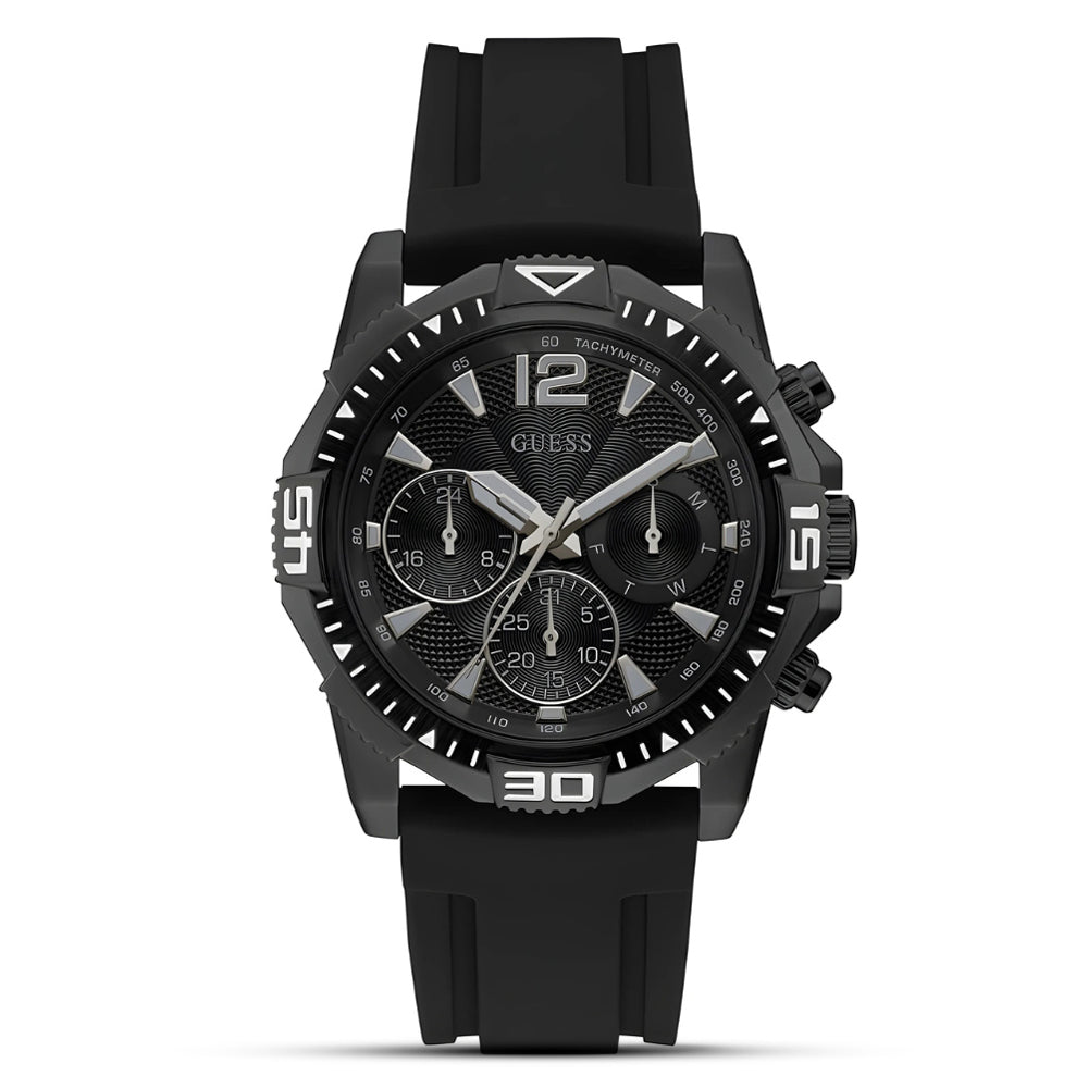Guess Commander Multi Function Black Dial Men's Watch GW0211G3