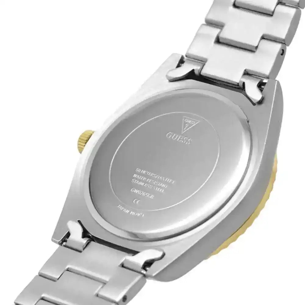 Guess Connoisseur Two Tone Green Dial Men's Watch GW0265G8