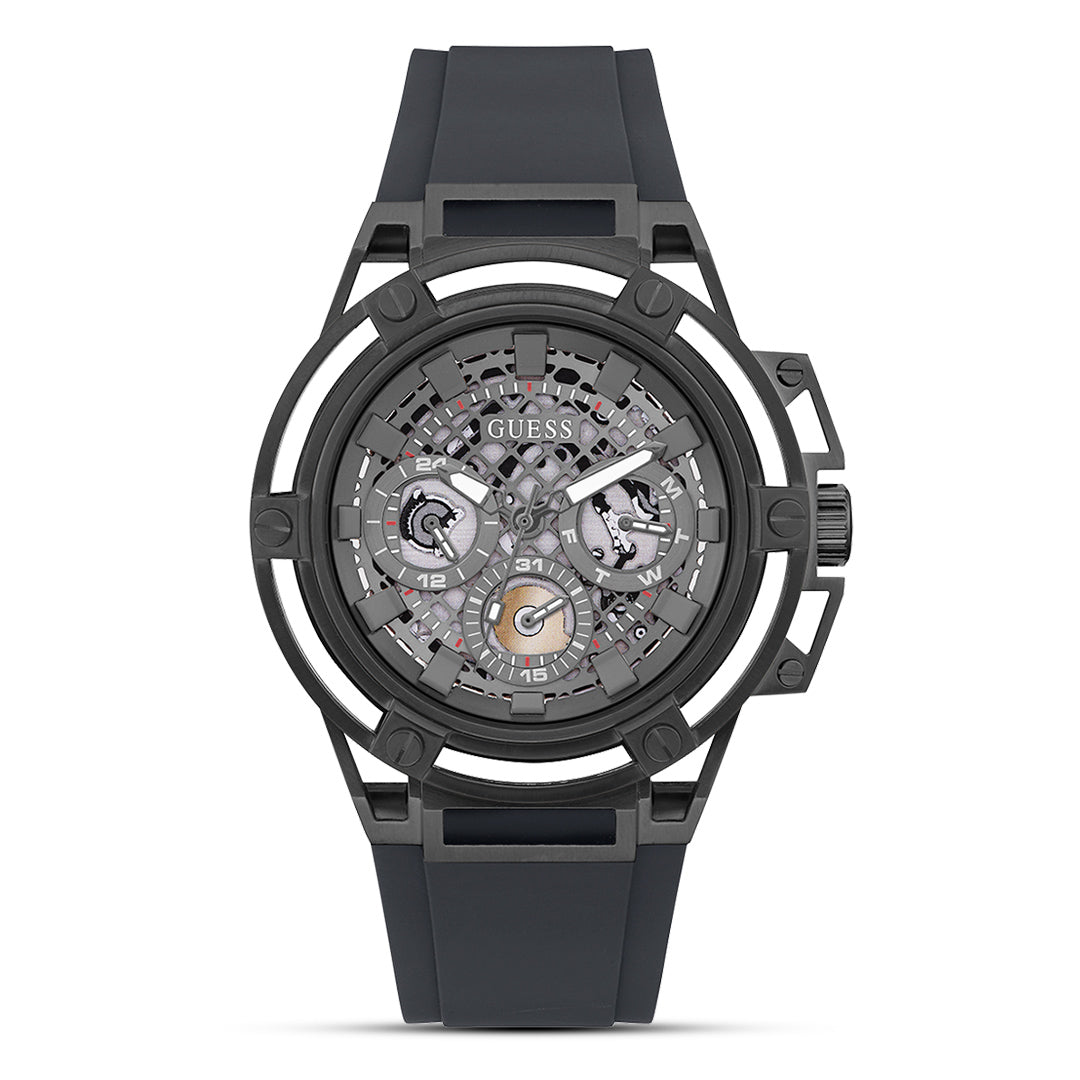 Guess Matrix Multifunction Gunmetal Dial Men's Watch | GW0423G3