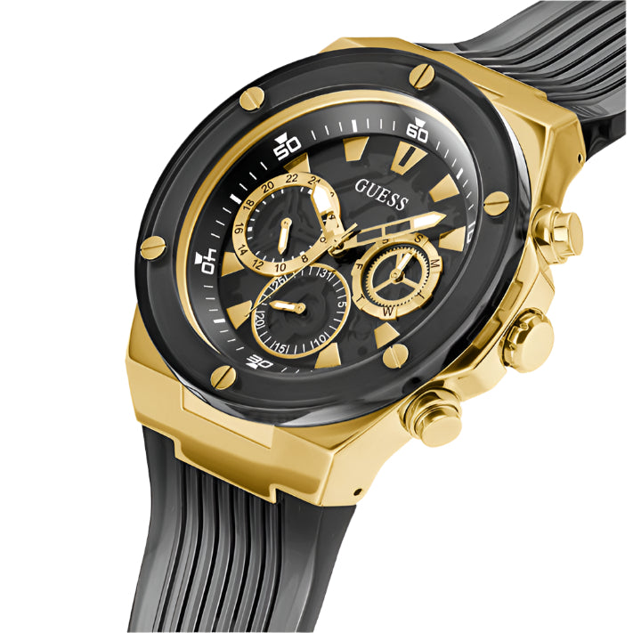 Guess Poseidon Gold & Black Men's Watch GW0425G1