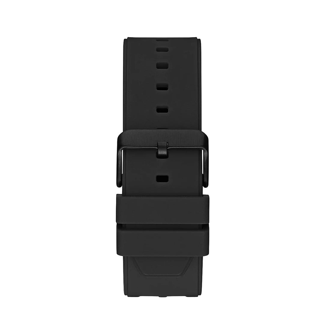 Guess Multifunction Black Dial Silicone Belt Men's Watch | GW0443G2