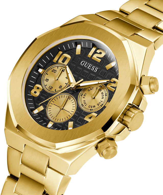 Guess Gold Tone Multi-function Men's Watch| GW0489G2