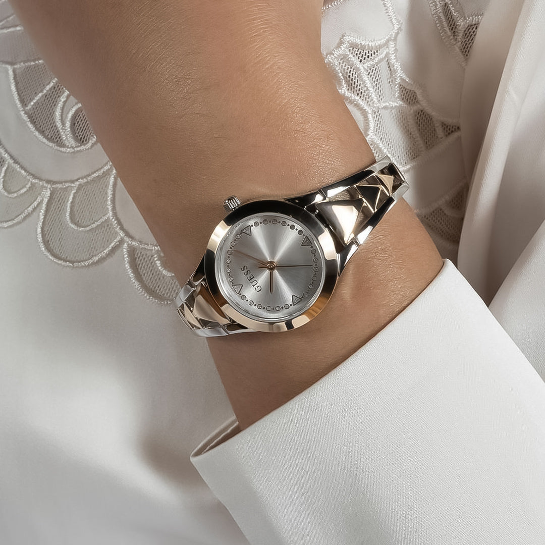 Guess Gb Tessa Silver Tone Dial Ladies Watch | GW0609L3