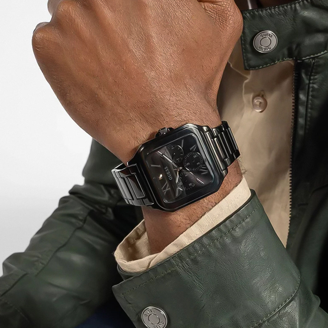 Guess Dress Multifunction Black Dial Men's Watch | GW0631G2