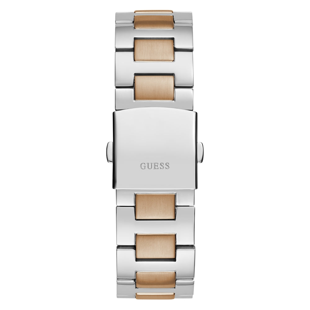 Guess Equity Two Tone Grey Dial Men's Watch GW0703G4