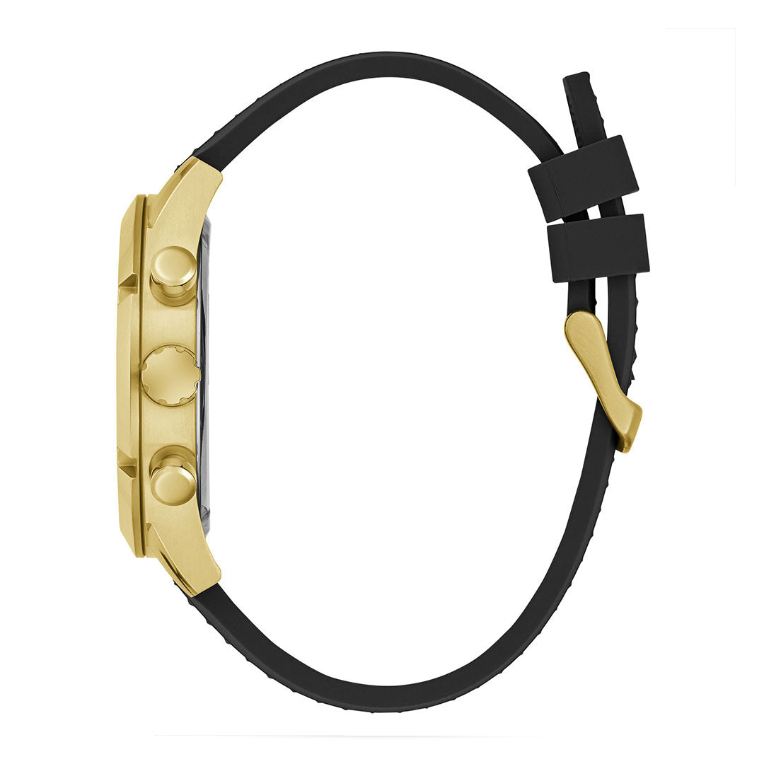 Guess Multifunction Gold Tone Black Dial Men's Watch | GW0729G2