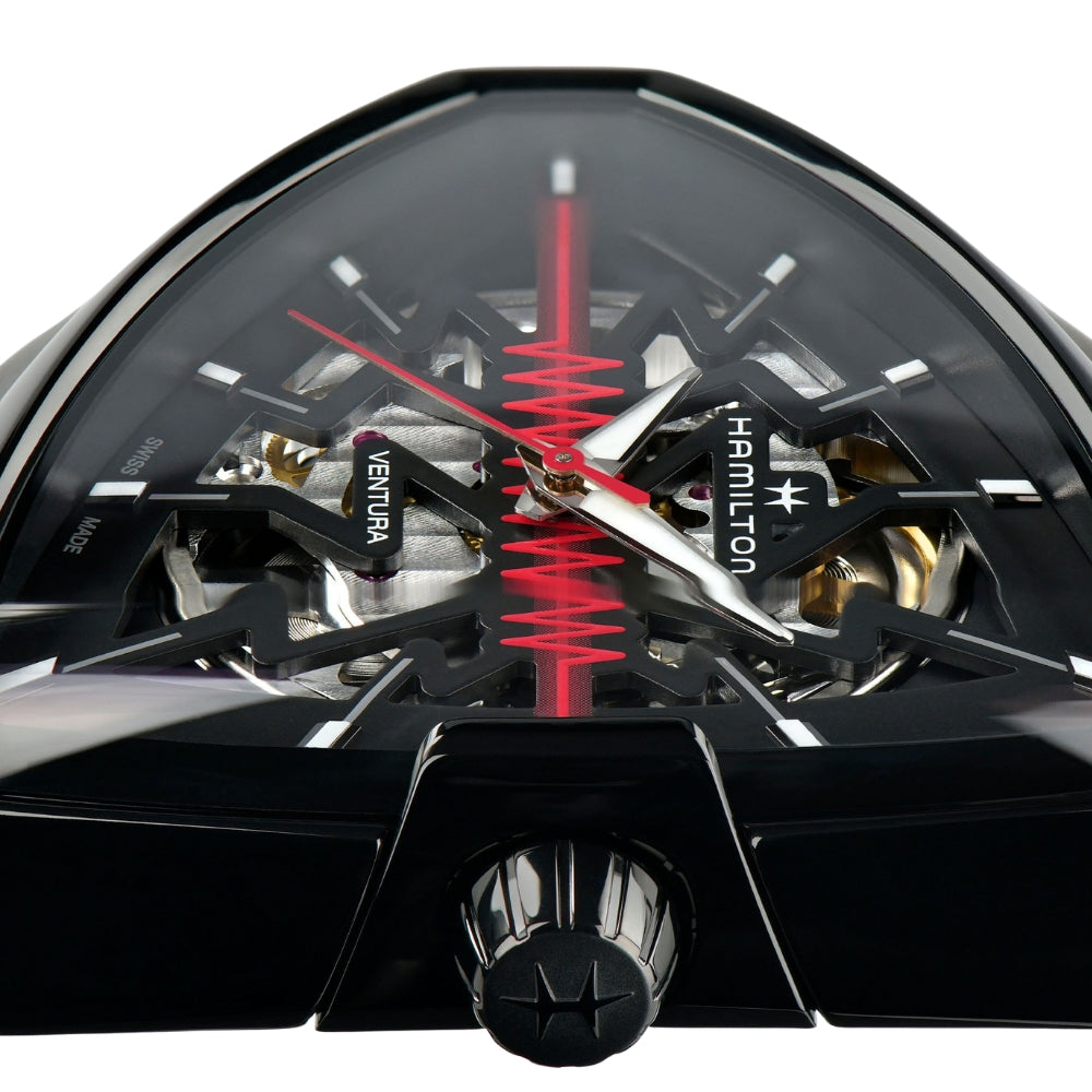 Hamilton Ventura Elvis80 Automatic Skeleton Dial Watch | H24535331