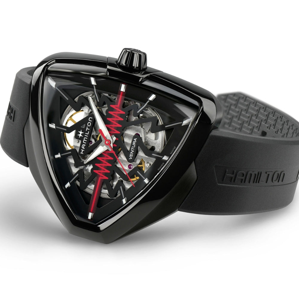 Hamilton Ventura Elvis80 Automatic Skeleton Dial Watch | H24535331