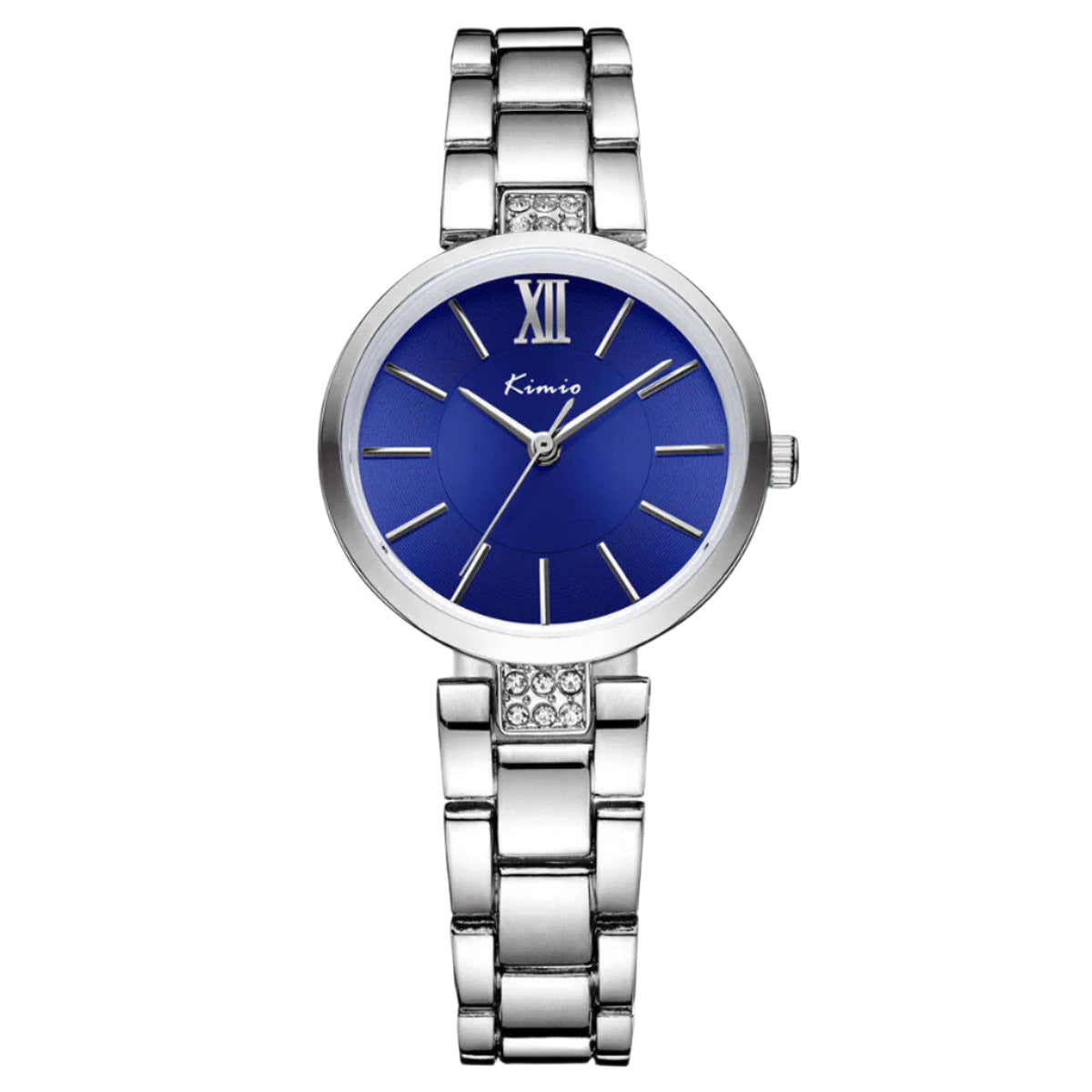 Kimio Silver Tone Blue Dial Ladies Watch | KW6133M-S08