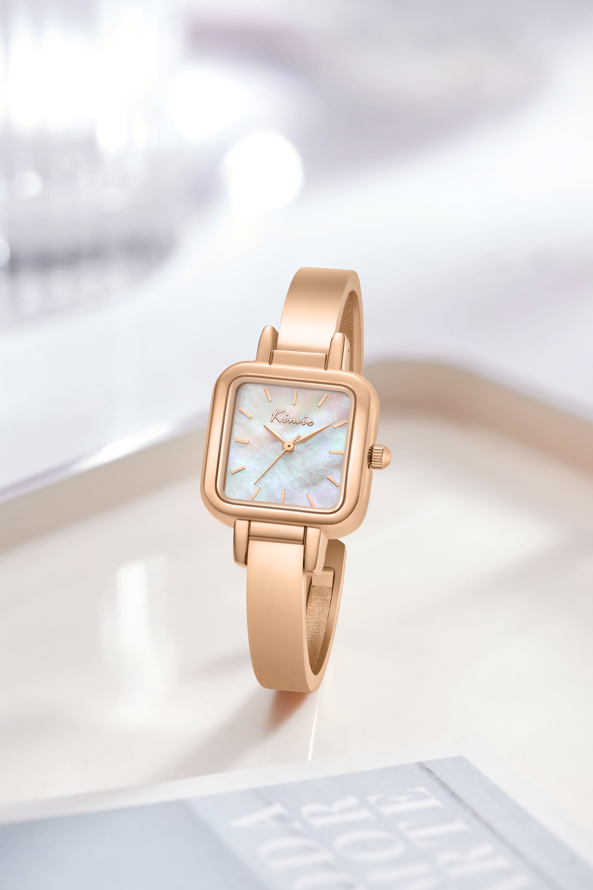 Kimio Square Shape Multi Color Bracelet Ladies Watch | K6619S