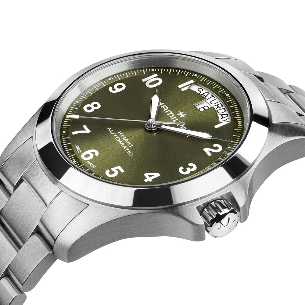 Hamilton Field King Automatic Green Dial Watch | H64475160