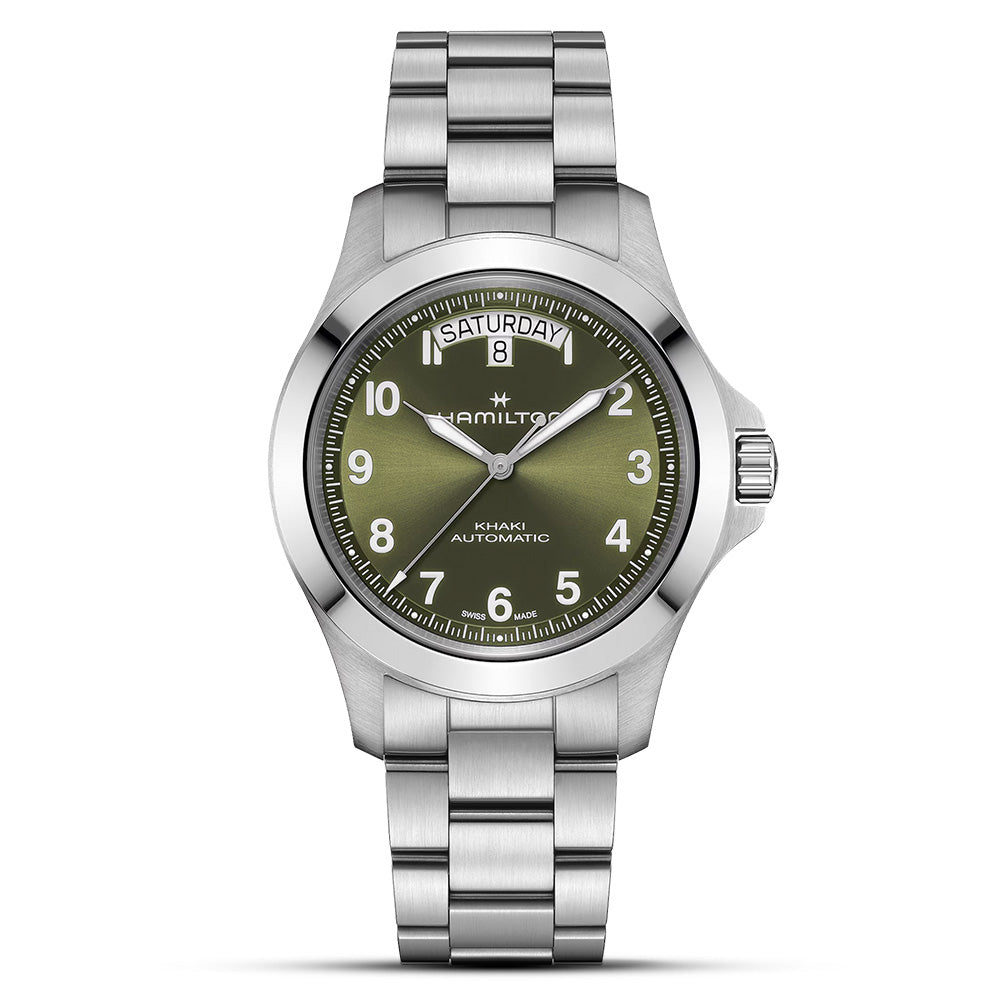 Hamilton Field King Automatic Green Dial Watch | H64475160