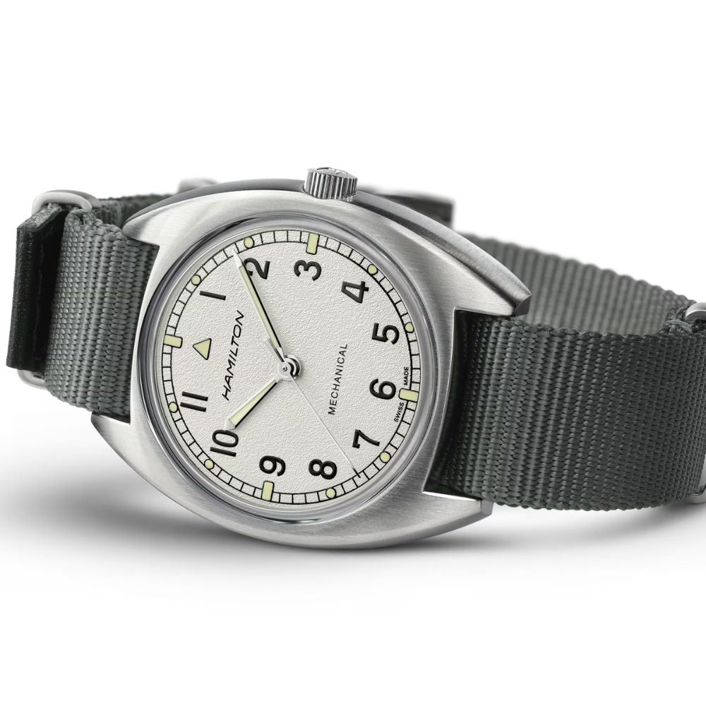 Hamilton Khaki Field Mechanical Silver Dial Men's Watch | H76419951