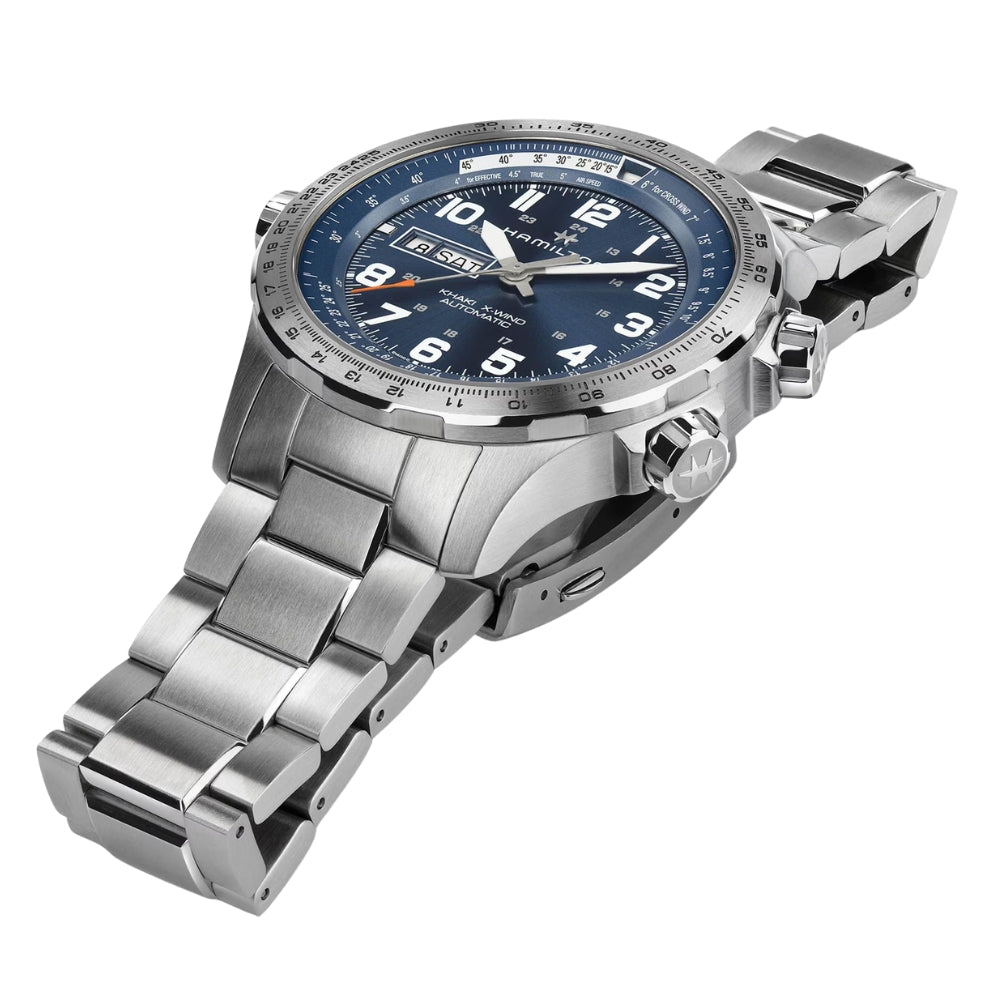 Hamilton Khaki Aviation X-Wind Blue Dial Watch H77765141