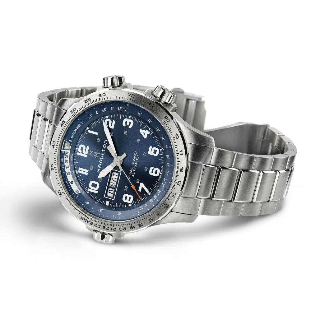 Hamilton Khaki Aviation X-Wind Blue Dial Watch H77765141