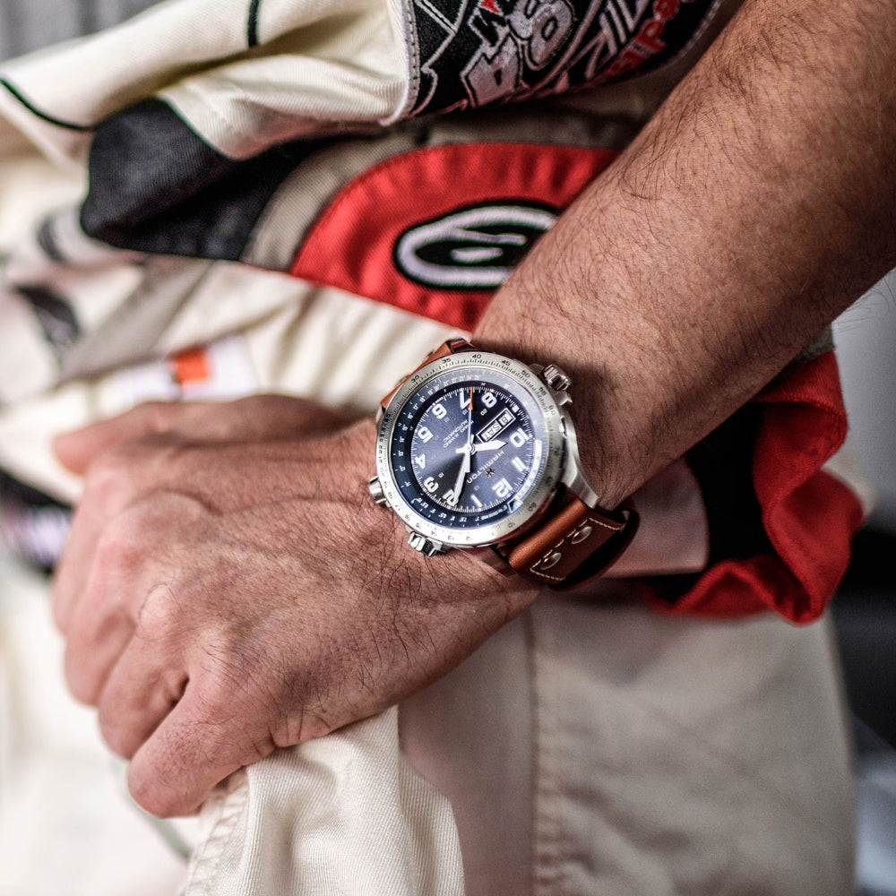 Hamilton Khaki Aviation X-Wind Blue Dial Man's Watch H77765541