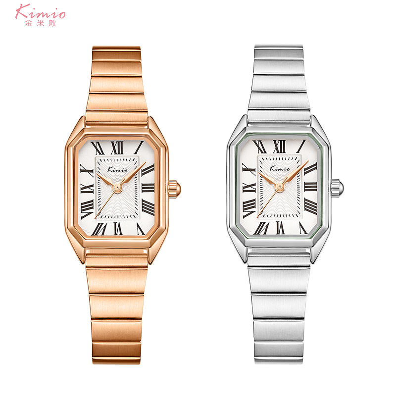 Kimio White Dial Silver Tone Strap Ladies Watch | K6540S-XZ1WWW