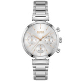 Hugo Boss Flawless Horlogeband Silver Dial Ladies Watch HB1502530
