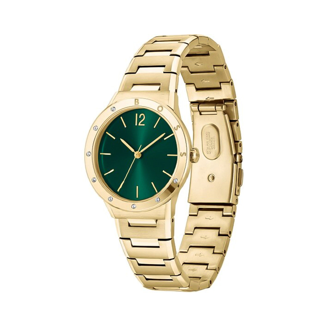 Hugo Boss Horloge Dark Green Dial Ladies Watch | HB1502649
