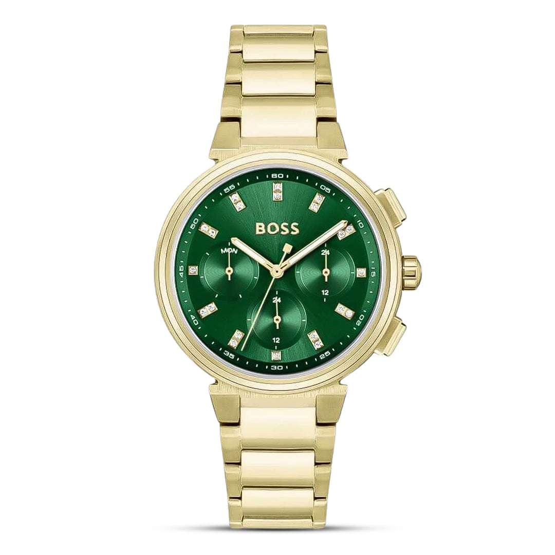 Hugo Boss Chronograph Green Dial Ladies Watch | HB1502679