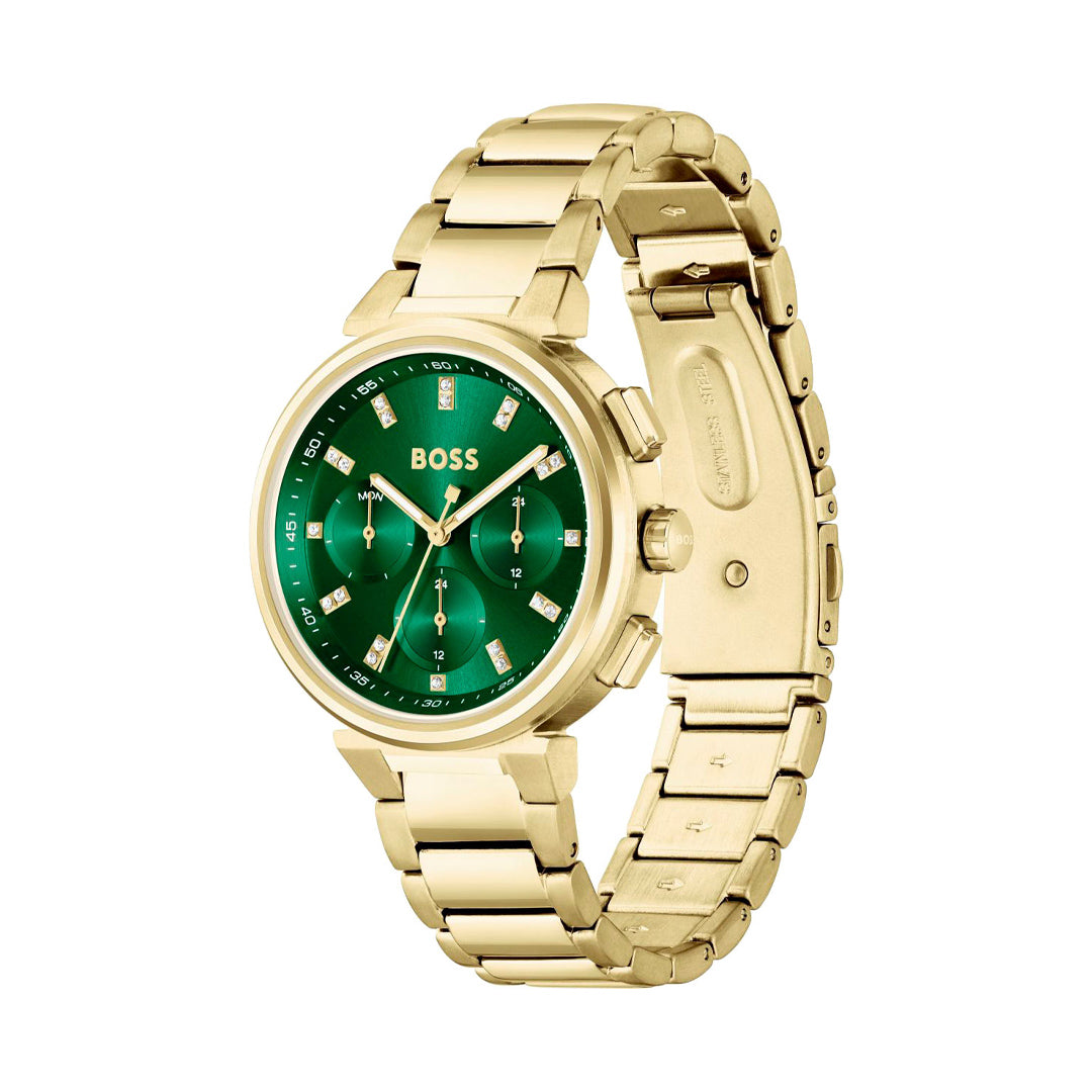 Hugo Boss Chronograph Green Dial Ladies Watch | HB1502679