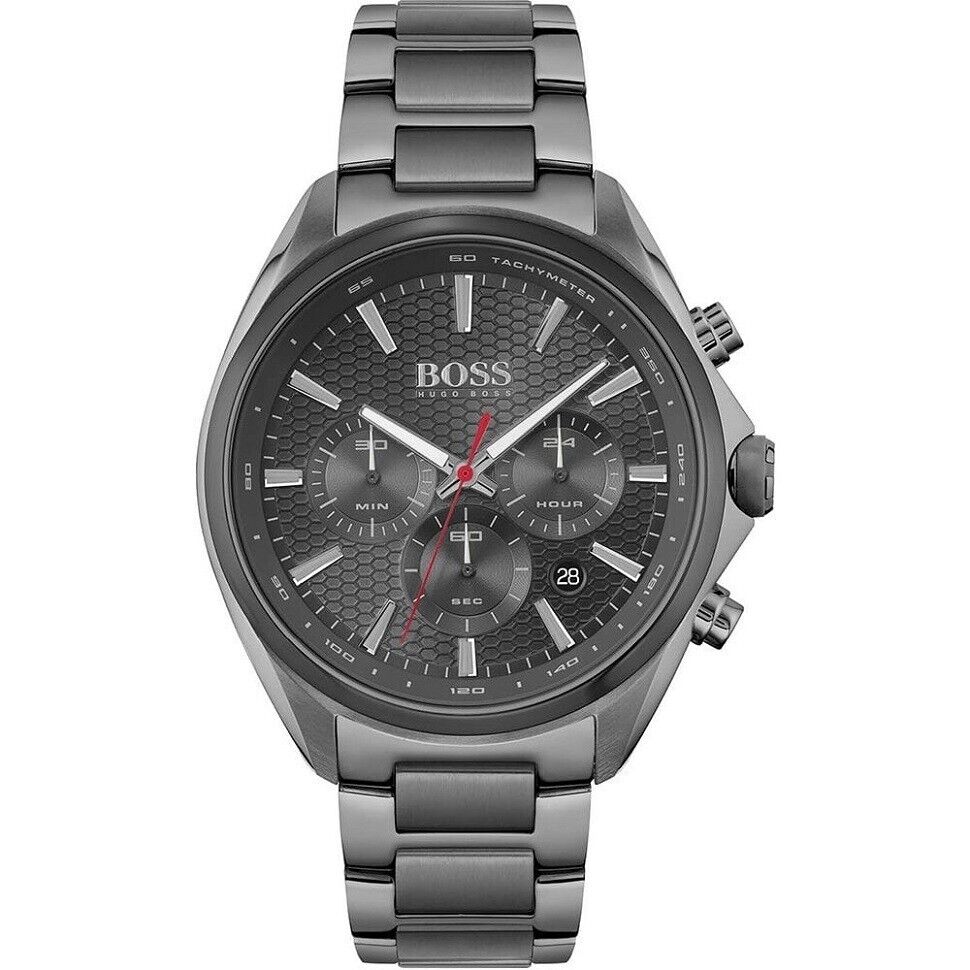 HUGO BOSS GREY STAINLESS STEEL MEN'S WATCH| HB1513858