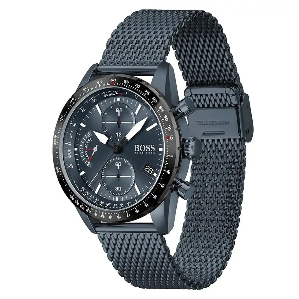 Hugo Boss Pilot Edition Chronograph Blue Dial Men's Watch | HB1513887
