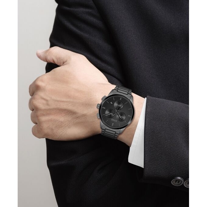 Hugo Boss Dapper Chrono Black Dial Men's Watch | HB1513929