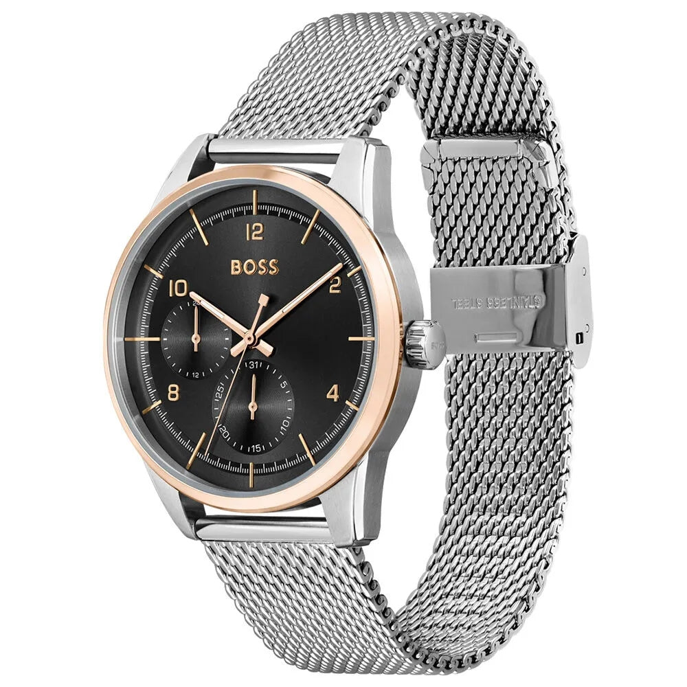 Hugo Boss Sophio Mesh Black Dial Men's Watch HB1513961