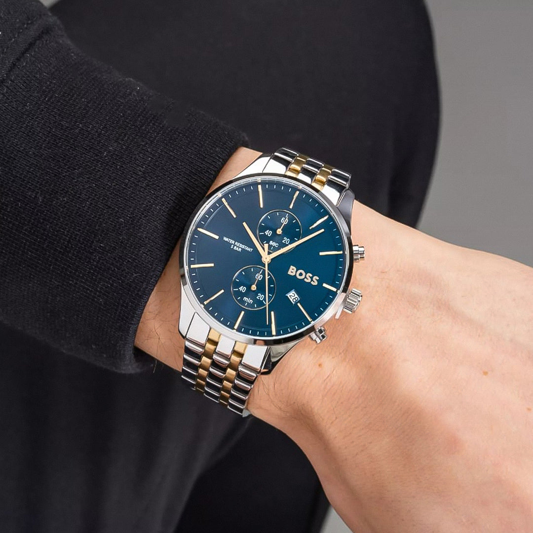 Hugo Boss Multifunction Navy Blue Dial Men's Watch | HB1513976