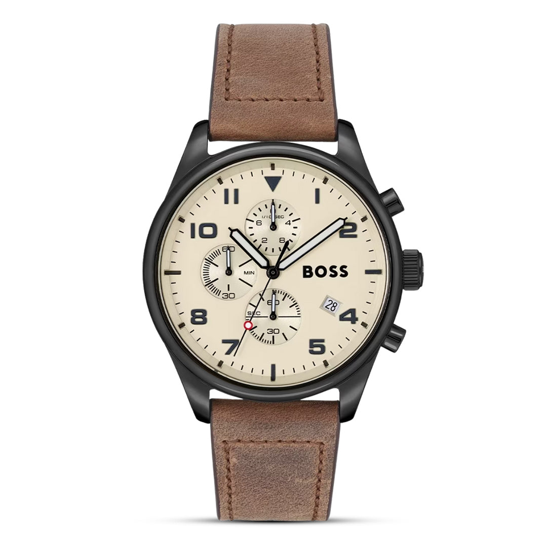 Hugo Boss Chronograph Cream Dial Men's Watch | HB1513990