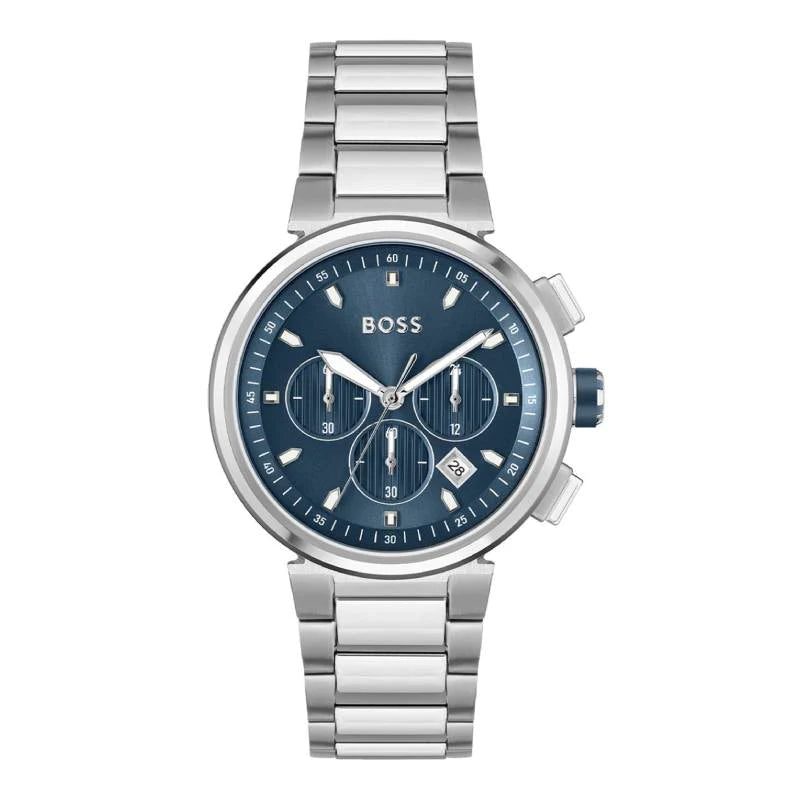 Hugo boss 2025 watch mens blue