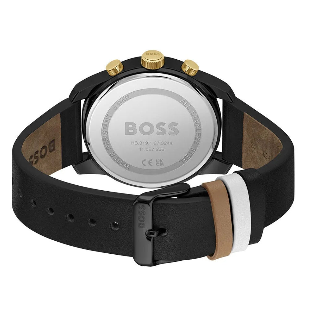 Hugo Boss Trace Chrono Black Dial Men's Watch HB1514003