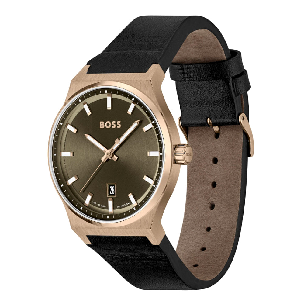 HUGO BOSS Reloj Leather Strap Men's Watch | HB1514080