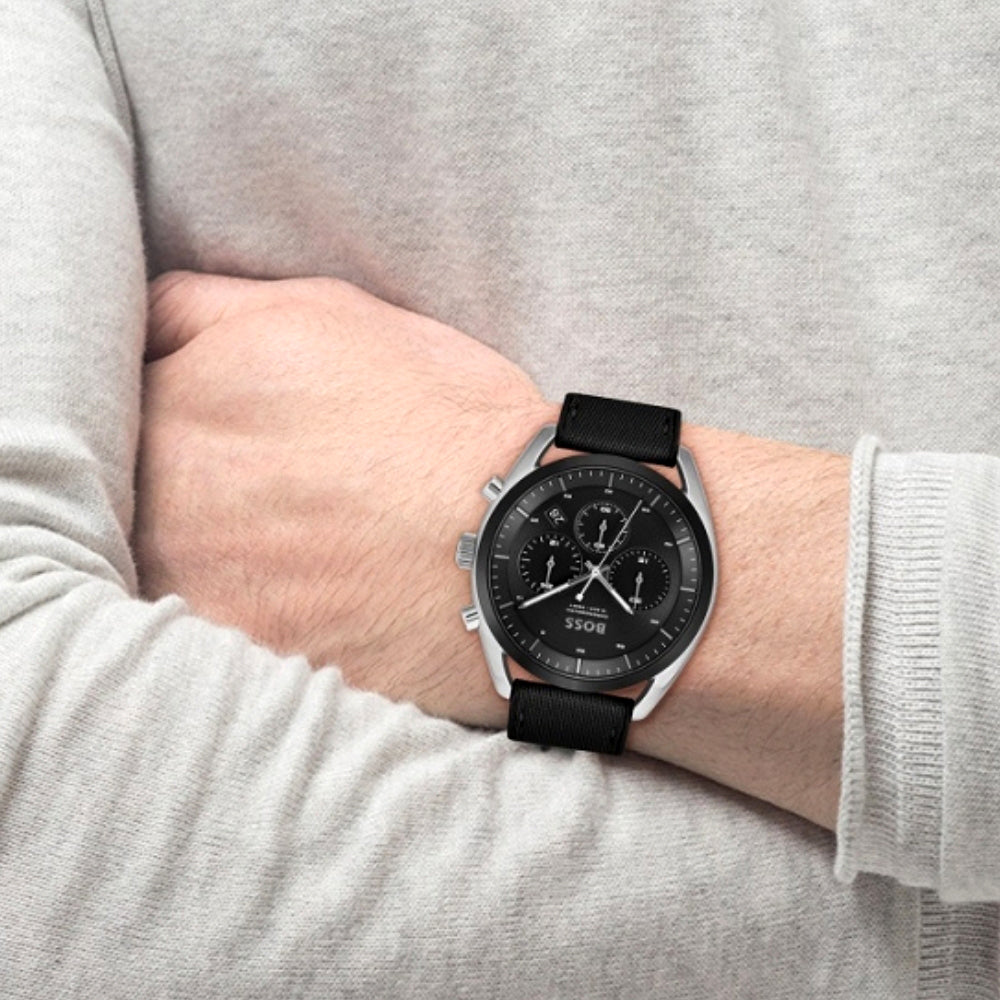 Hugo Boss Top Black Dial Men's Watch HB1514091