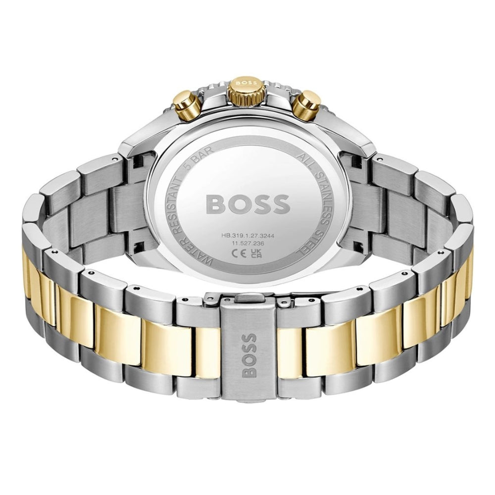 Hugo Boss Runner Two Tone Gunmetal Dial Men's Watch | HB1514144