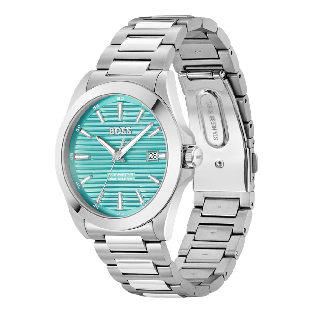 HUGO BOSS Horloge Tiffany Blue Dial Men's Watch | HB1514171
