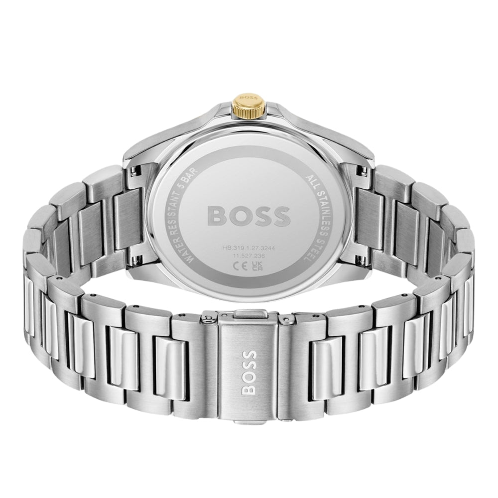 Hugo Boss Strike Two Tone Green Dial Men's Watch | HB1514173