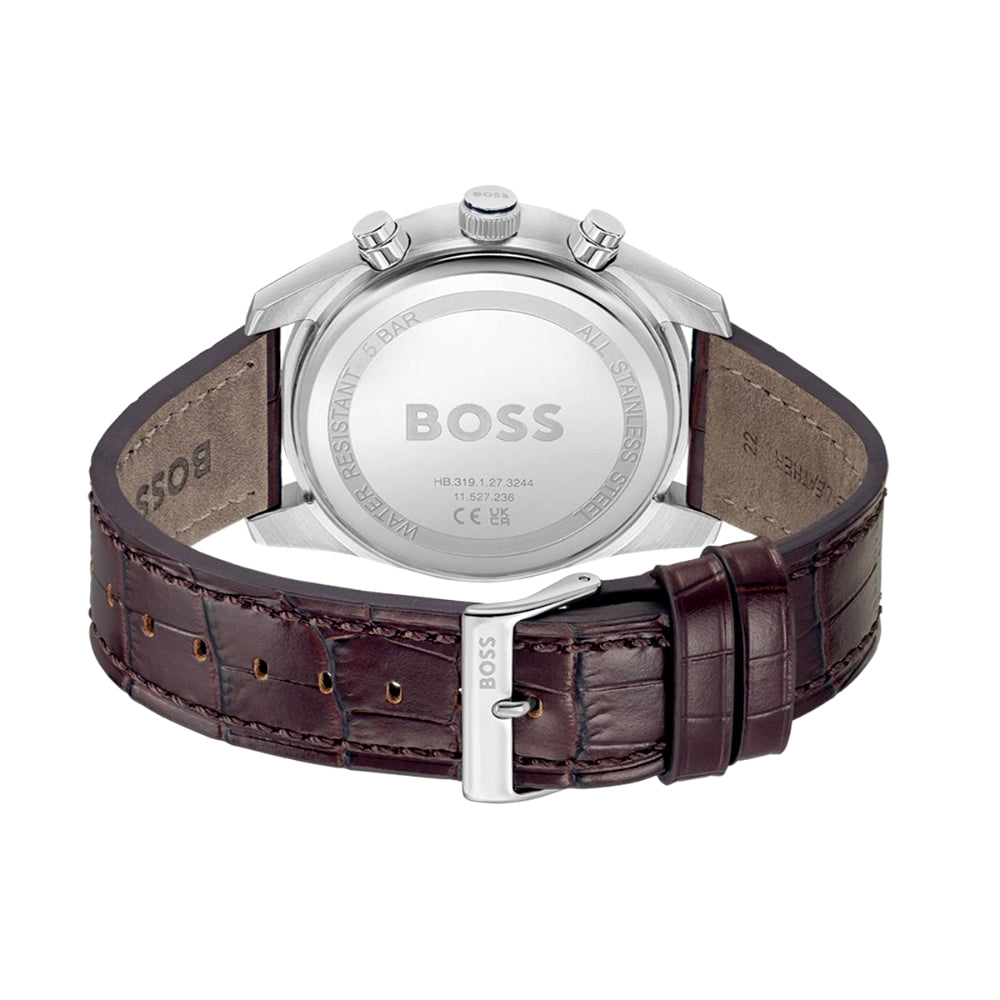 HUGO BOSS SKYTRAVELLER BLUE DIAL MENS WATCH | HB1514194