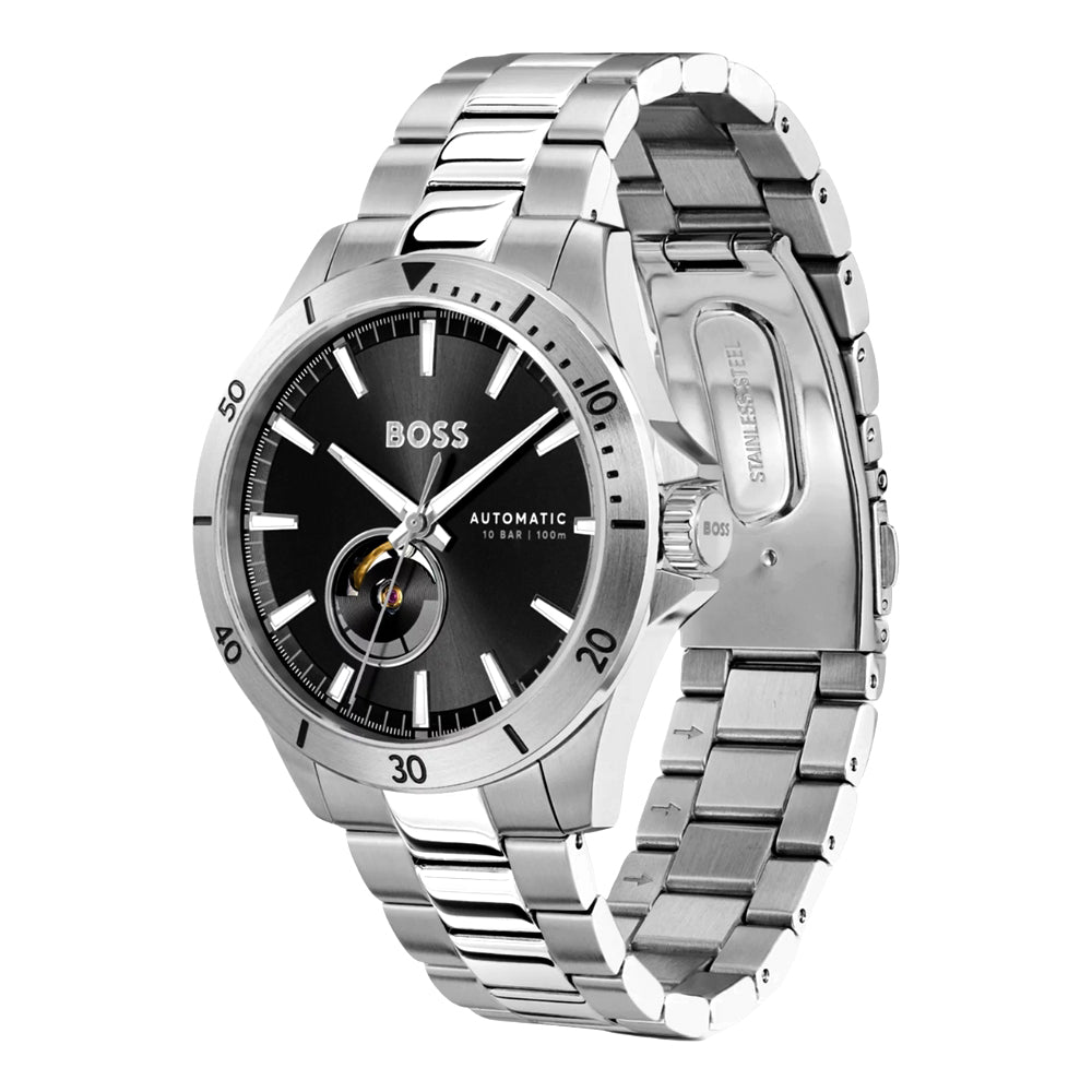 HUGO BOSS Automatic Black Dial Men's Watch | HB1514202