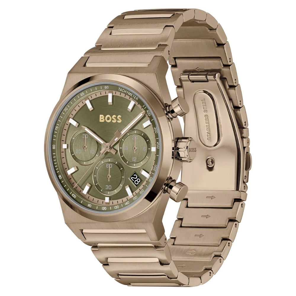 Hugo Boss Horloge Chronograph Green Dial Men's Watch | HB1514222