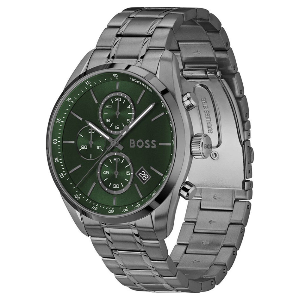 HUGO BOSS Grand Prix Green Dial Men's Watch | HB1514228
