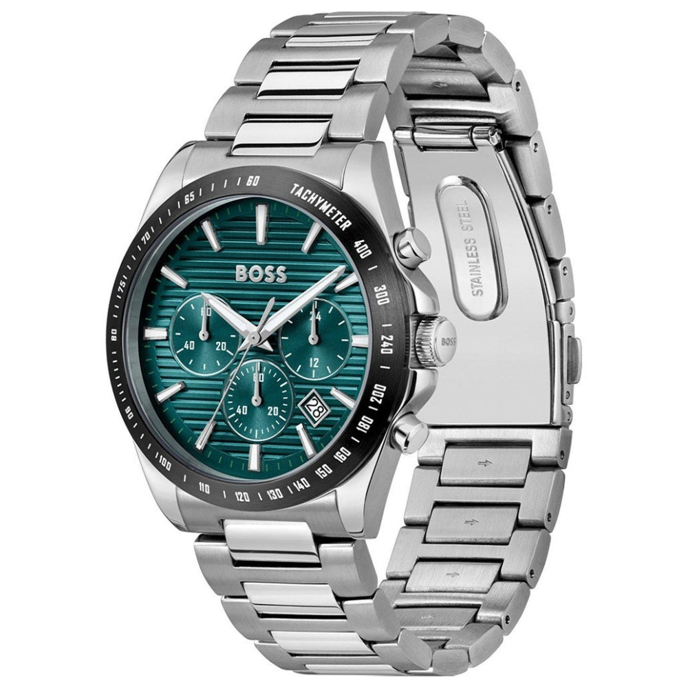 Hugo Boss Strike Green Dial Men's Watch | HB1514241