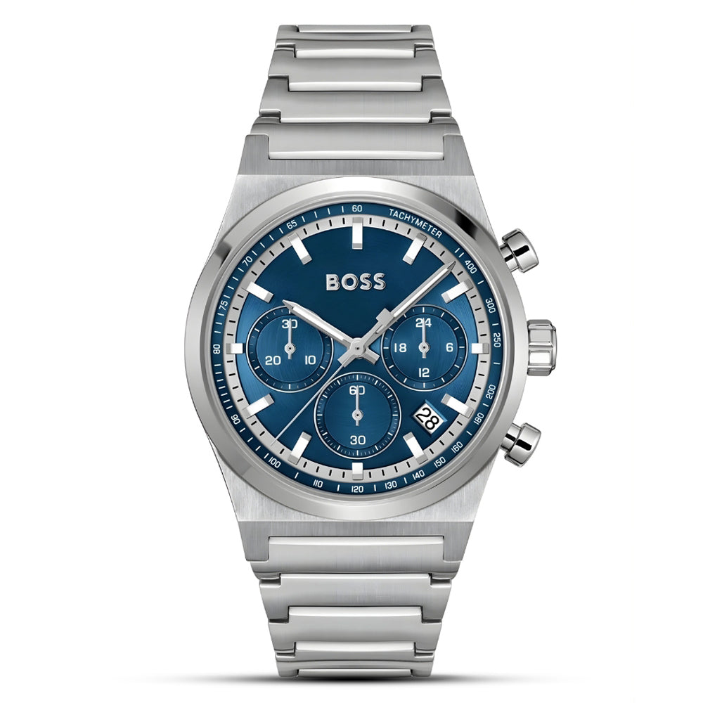 HUGO BOSS Candor Chronograph horloge Blue Dial Men's Watch HB1514250