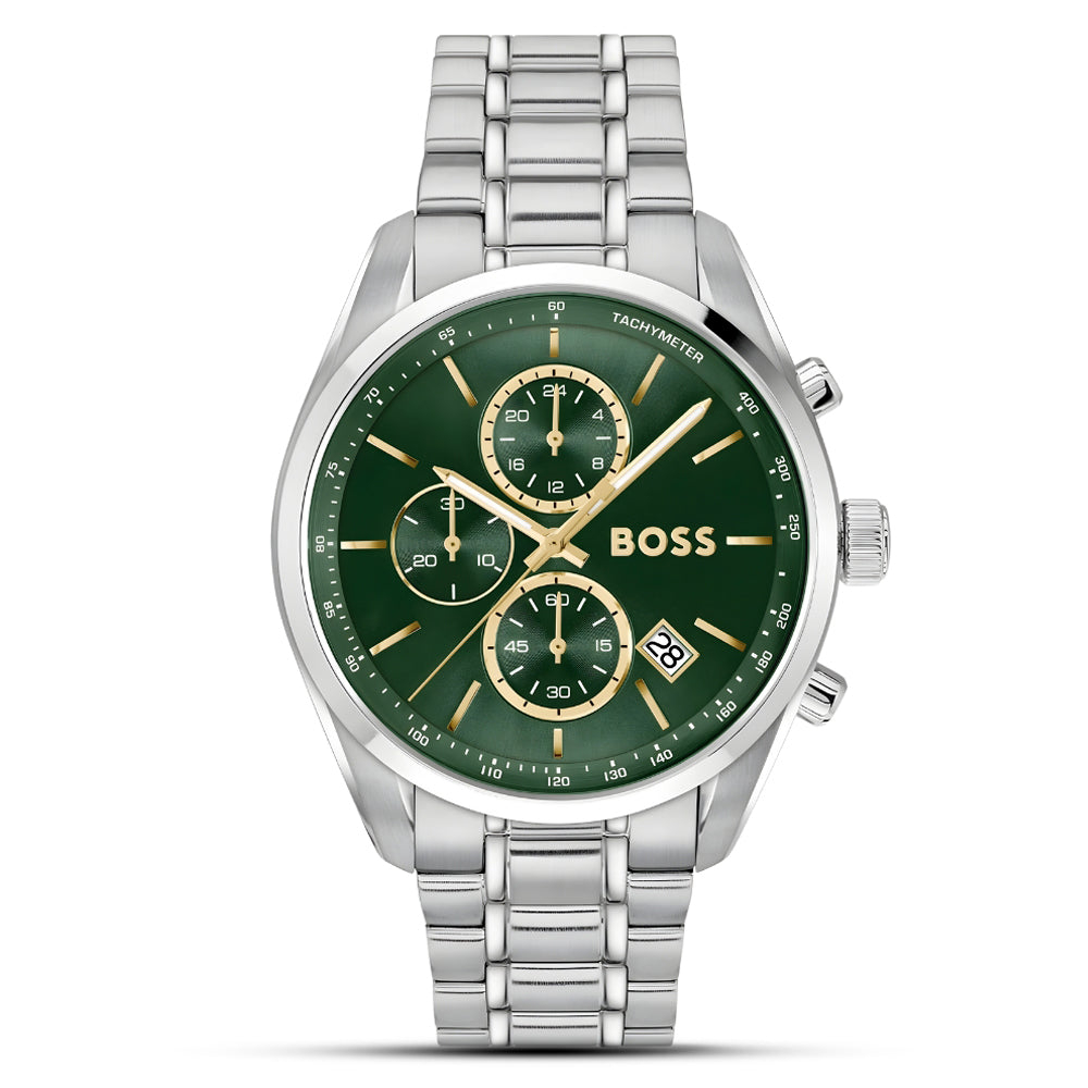 HUGO BOSS Chronograph Green Dial Men's Watch | HB1514266