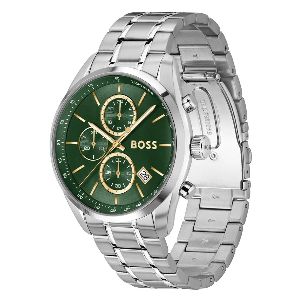 HUGO BOSS Chronograph Green Dial Men's Watch | HB1514266