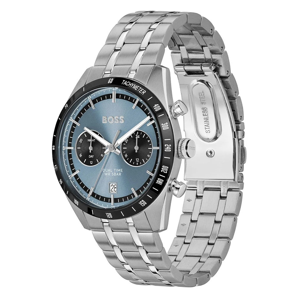 Hugo Boss Tourmaster Ice Blue Multifunction Dial Men's Watch | HB1514286