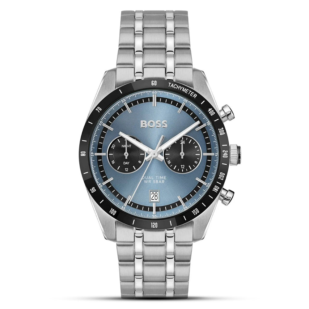 Hugo Boss Tourmaster Ice Blue Multifunction Dial Men's Watch | HB1514286