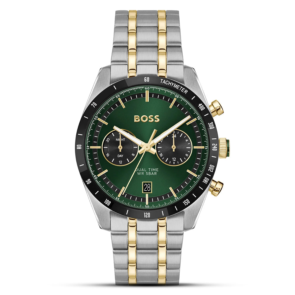 Hugo Boss Tourmaster Green Multifunction Dial Men's Watch | HB1514287